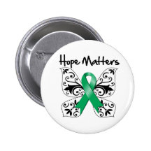 Liver Cancer Hope Matters Pinback Button