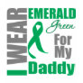 Liver Cancer I Wear Emerald Green Daddy T-shirts