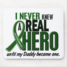 Liver Cancer NEVER KNEW A HERO 2 Daddy Mouse Pads