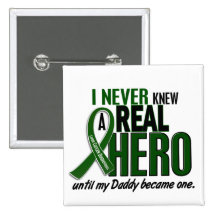 Liver Cancer NEVER KNEW A HERO 2 Daddy Pins