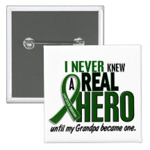 Liver Cancer NEVER KNEW A HERO 2 Grandpa Pins
