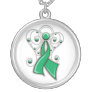 Liver Cancer Ribbon Angel In Memory Necklaces