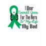 Liver Cancer Ribbon Hero My Dad Tshirts