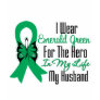 Liver Cancer Ribbon Hero My Husband Tees