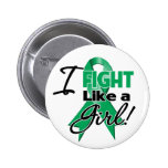Liver Cancer Ribbon - I Fight Like a Girl buttons