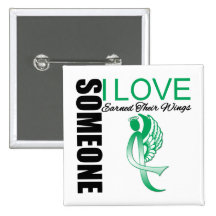 Liver Cancer Someone I Love Earned Their Wings Pin
