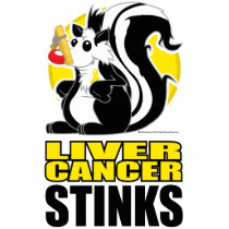 Liver Cancer Stinks Acrylic Cut Outs