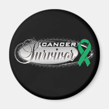 Liver Cancer Survivor Fridge Magnets