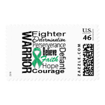 Liver Cancer Warrior Collage Postage