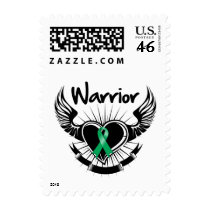 Liver Cancer Warrior Fighter Wings Postage