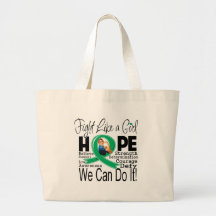 Liver Disease Fight We Can Do It Tote Bag