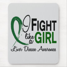 Liver Disease I Fight Like A Girl 10.1 Mouse Pads