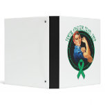 Liver Disease - Rosie The Riveter - We Can Do It 3 Ring Binders