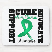 Liver Disease Support Advocate Cure Mouse Mat