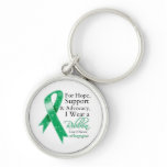 Liver Disease Support Hope Awareness keychains