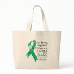Liver Disease Support Hope Awareness bags