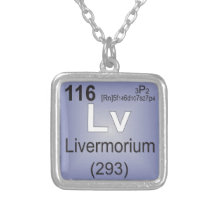 Livermorium Individual Element - Periodic Table Pendants