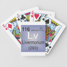 Livermorium Individual Element - Periodic Table Deck Of Cards
