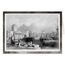 Liverpool Dock Greeting Card