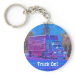 Livestock Truck Drivers Truckin' Key-Chains Key Chain