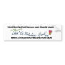 Livin' La Vida Low-Carb Blog Bumper Sticker