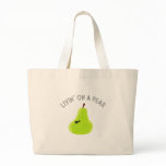 Livin On A Pear Tote Bags