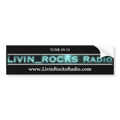 Livin_Rocks Radio Station TKKR 247 Bumper Sticker by Livin_RocksRadio