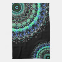 Living 2 Green Mandala kaleidoscop kitchen towel kitchen towels