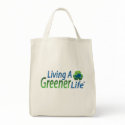 Living A Greener Life Shopping Bag
