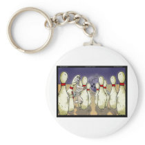 Living Bowling Will Funny Gift, Tees, Cards Etc keychains