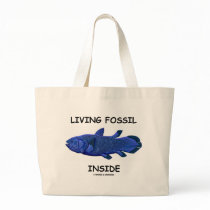 Living Fossil Inside (Coelacanth) Tote Bag