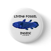 Living Fossil Inside (Coelacanth) Buttons