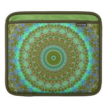 Living Green Mandala kaleidoscope iPad sleeve ipad sleeves
