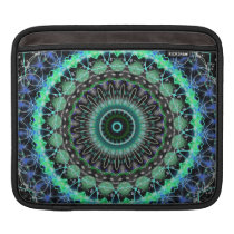 Living Green Mandala kaleidoscope iPad sleeve ipad sleeves