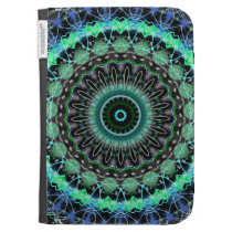 Living Green Mandala kaleidoscope kindle case caseable cases