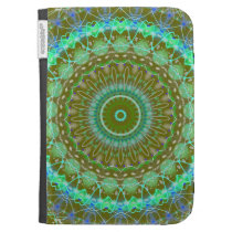 Living Green Mandala kaleidoscope kindle case caseable cases