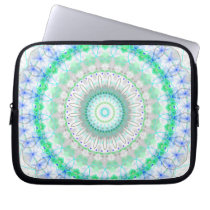 Living Green Mandala kaleidoscope laptop sleeve laptop sleeves