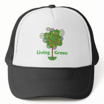 Living Green Tree hats by evisionarts Living Green Tree hats