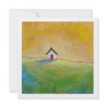 Living in color happy little landscape painting invitation