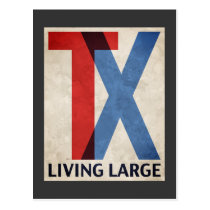 Living Large In Texas postcards