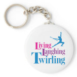 Living Laughing Twirling Key Chain