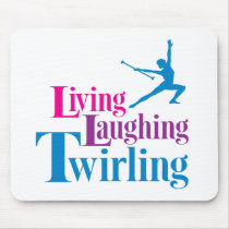 Living Laughing Twirling Mouse Mat