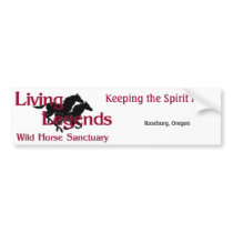 Living Legends Bumper Sticker - Customized bumper stickers
