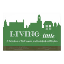 Living Little exhibition poster posters