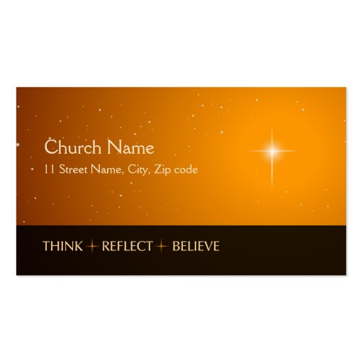Living Nativity Christmas gift tag Business Card Template (back side)