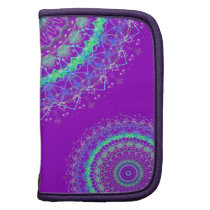 Living Purple Mandala kaleidoscope folio planner planners