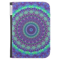 Living Purple Mandala kaleidoscope kindle case caseable cases