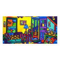 Living Room # 1 by Piliero photo cards