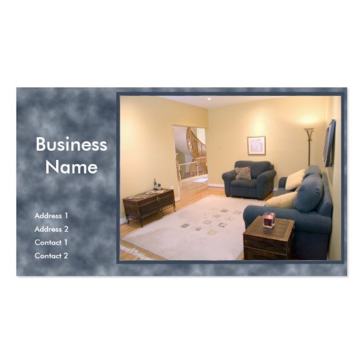 Living Room Business Card (front side)