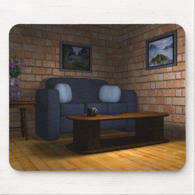 Living Room Mousepad by jasonmit